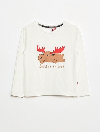Conjunto pijama t-shirt + calças - 2 peças