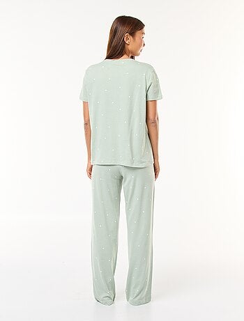 Conjunto pijama t-shirt + calças - 2 peças
