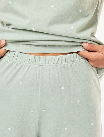 Conjunto pijama t-shirt + calças - 2 peças