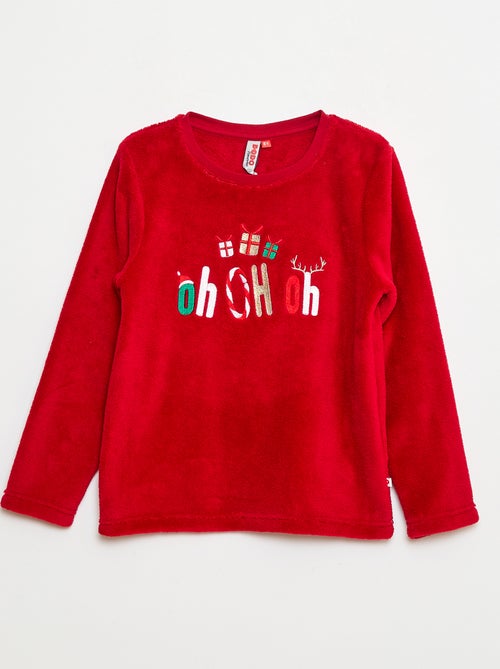 Conjunto pijama t-shirt + calças - 2 peças - Kiabi