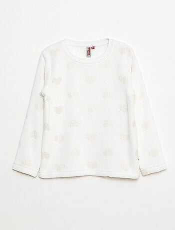 Conjunto pijama t-shirt + calças em polar - 2 peças