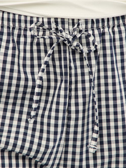 Conjunto pijama t-shirt + calças em popelina 'Angel' - 2 peças - Kiabi