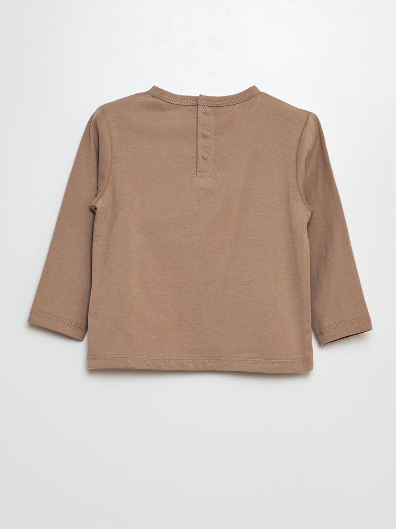 Conjunto pijama t-shirt + calças 'Simba' 'Disney' - 2 peças BEGE - Kiabi