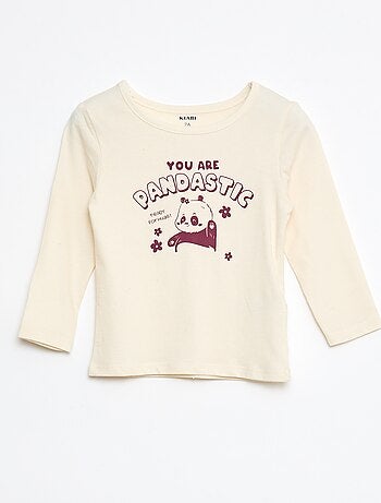 Conjunto pijama t-shirt + legging estampado - 2 peças