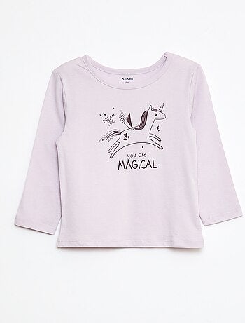 Conjunto pijama t-shirt + leggings com estampado - 2 peças