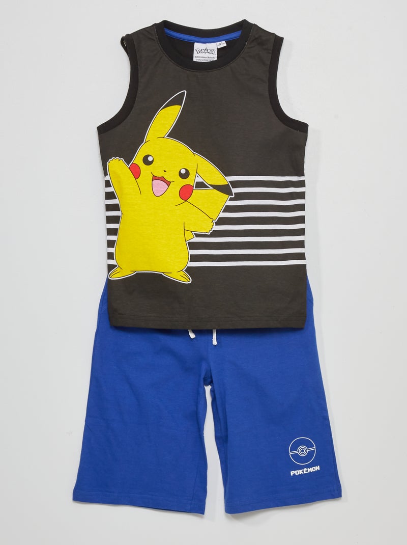 Conjunto 'Pokémon'  - 2 peças AZUL - Kiabi