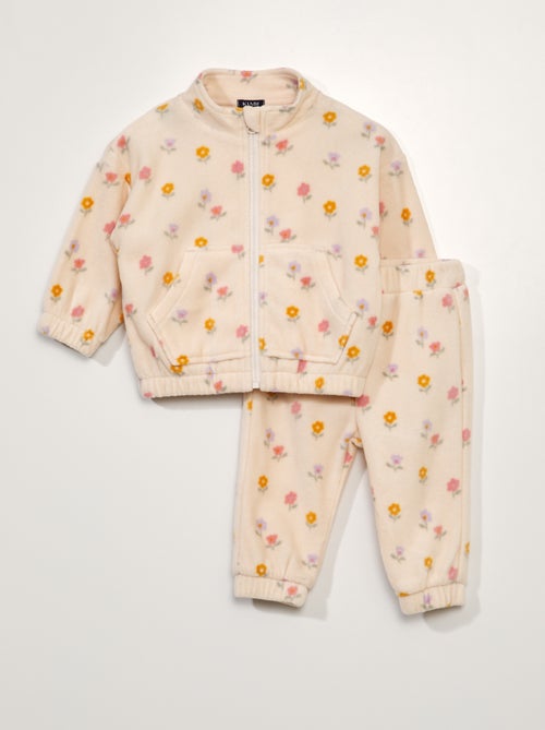 Conjunto polar sweatshirt + calças - 2 peças - Kiabi