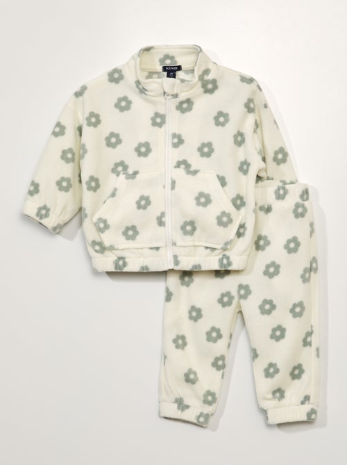 Conjunto polar sweatshirt + calças - 2 peças - Kiabi