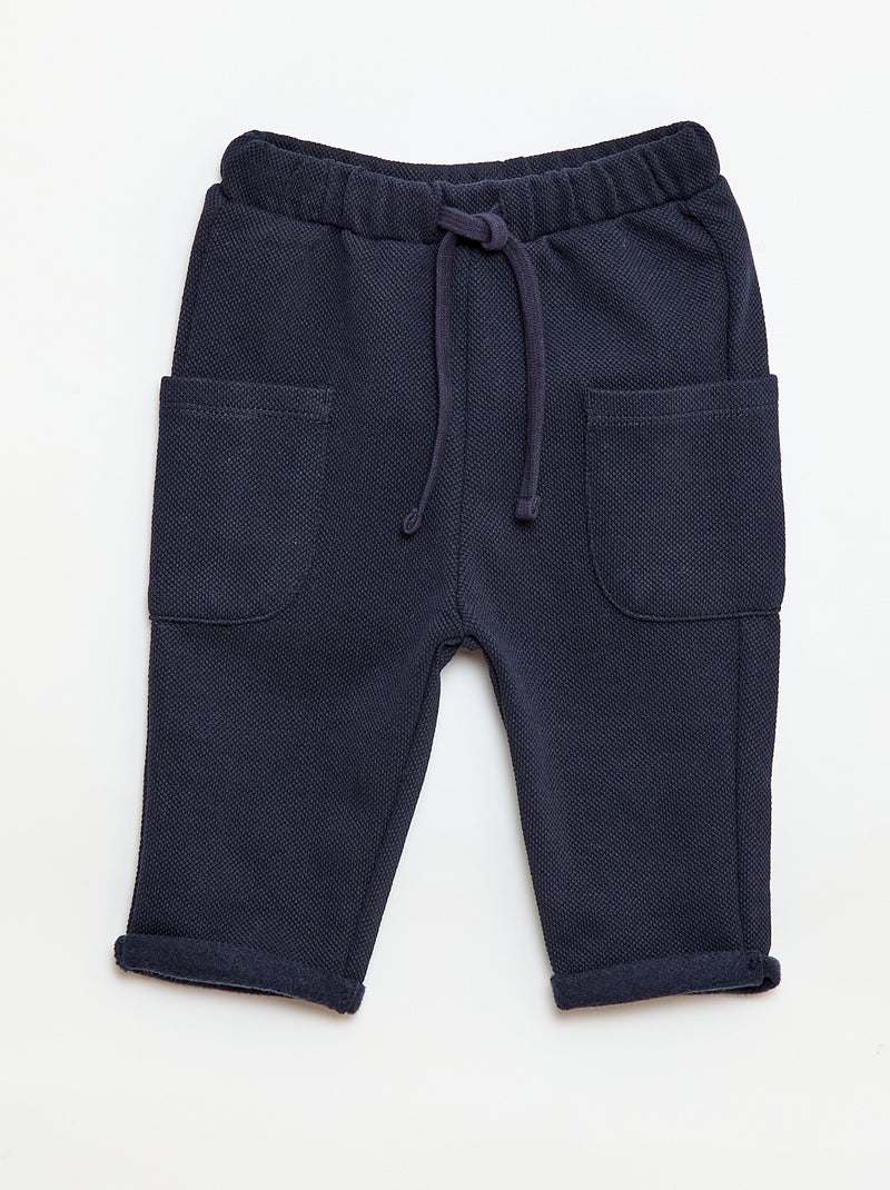 Conjunto polo + calças - 2 peças Branco - Kiabi