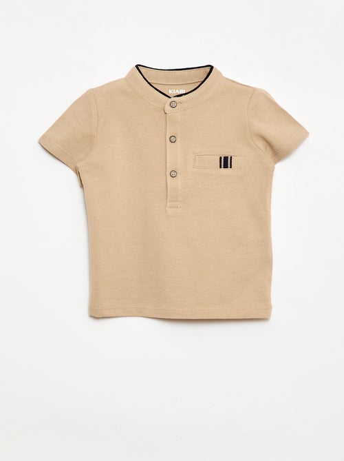 Conjunto polo + calções - 2 peças - Kiabi