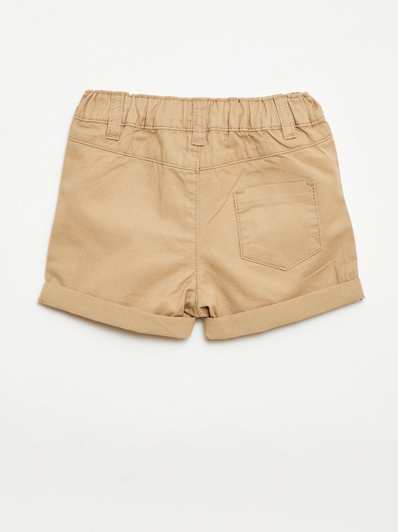Conjunto polo + calções - 2 peças Branco - Kiabi