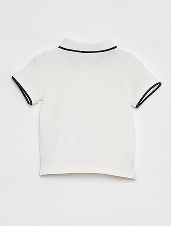 Conjunto polo + jardineiras - 2 peças