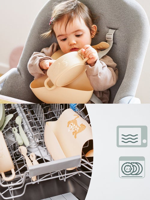 Conjunto primeiras refeições tigre - Kiabi