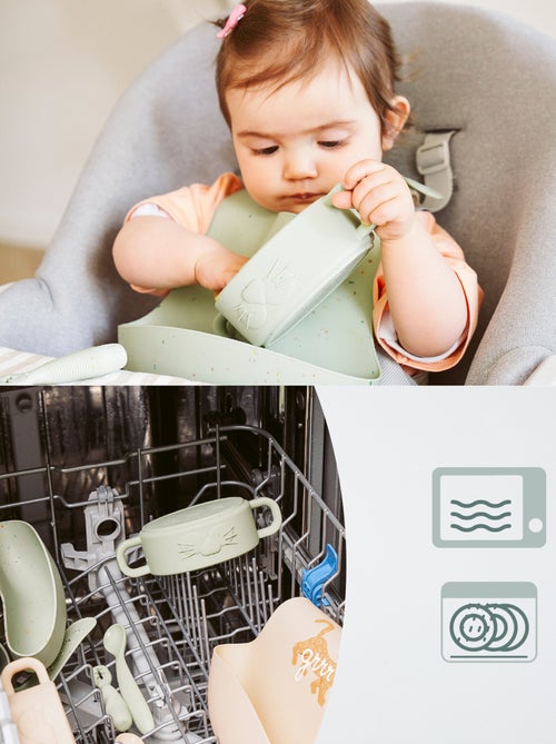 Conjunto primeiras refeições tigre - Kiabi