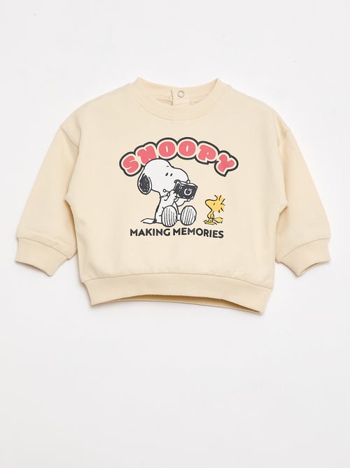 Conjunto 'Snoopy' 2 peças sweat + calções - Kiabi