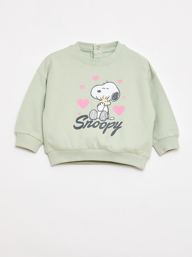 Conjunto 'Snoopy' 2 peças Sweatshirt + legging Azul - Kiabi