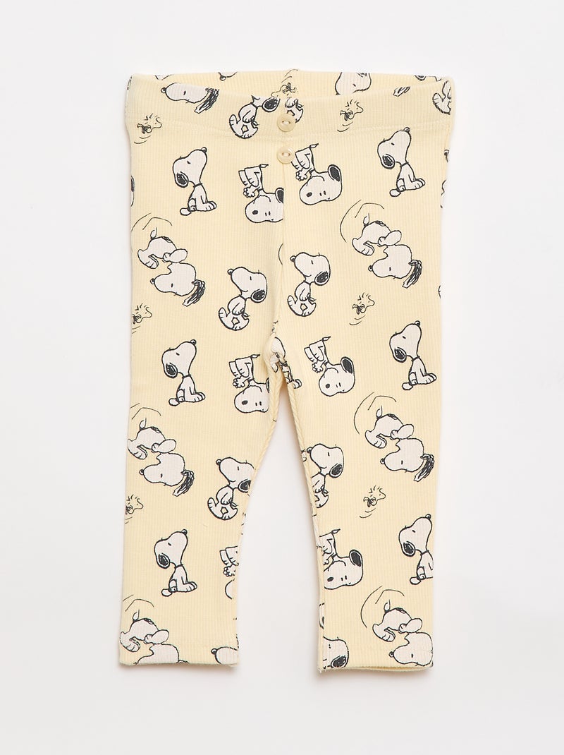 Conjunto 'Snoopy' 2 peças Sweatshirt + legging Azul - Kiabi