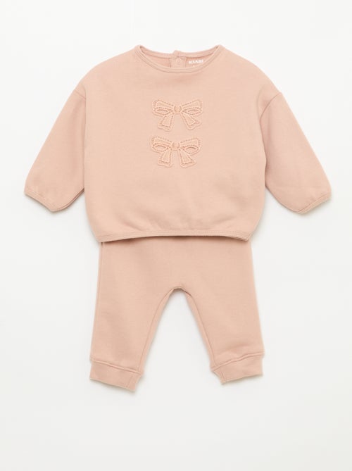 Conjunto sweat + calça de jogging fantasia - Kiabi