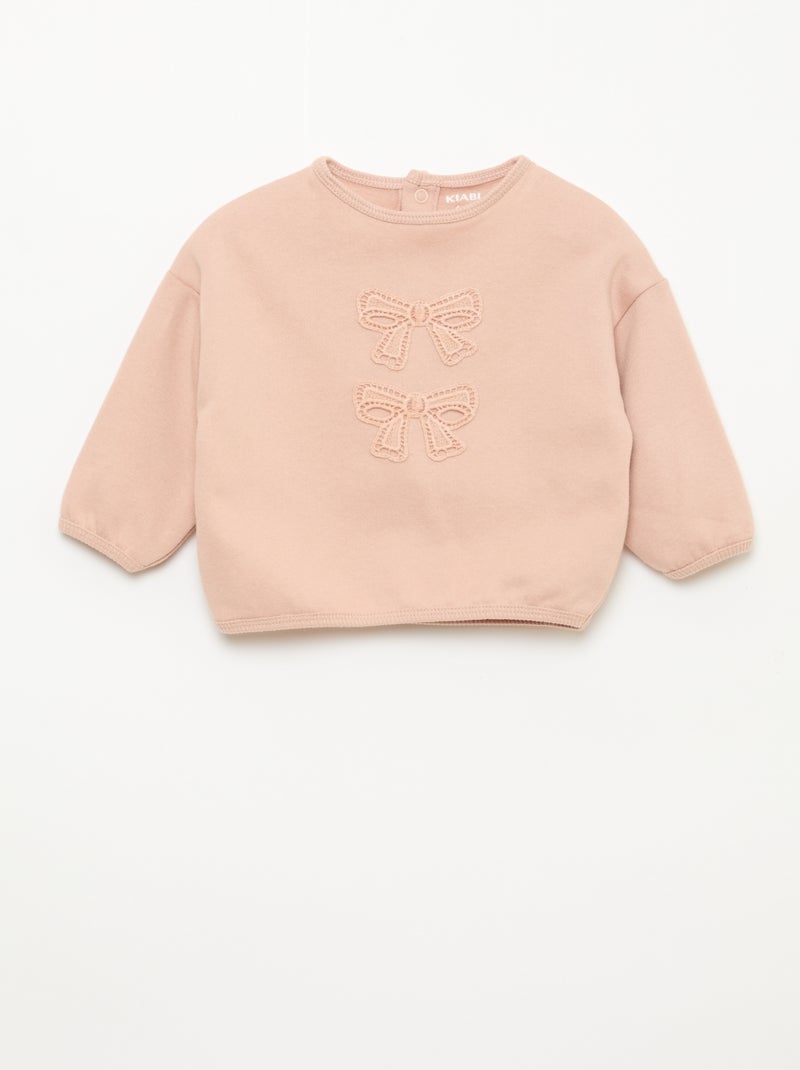 Conjunto sweat + calça de jogging fantasia Rosa - Kiabi