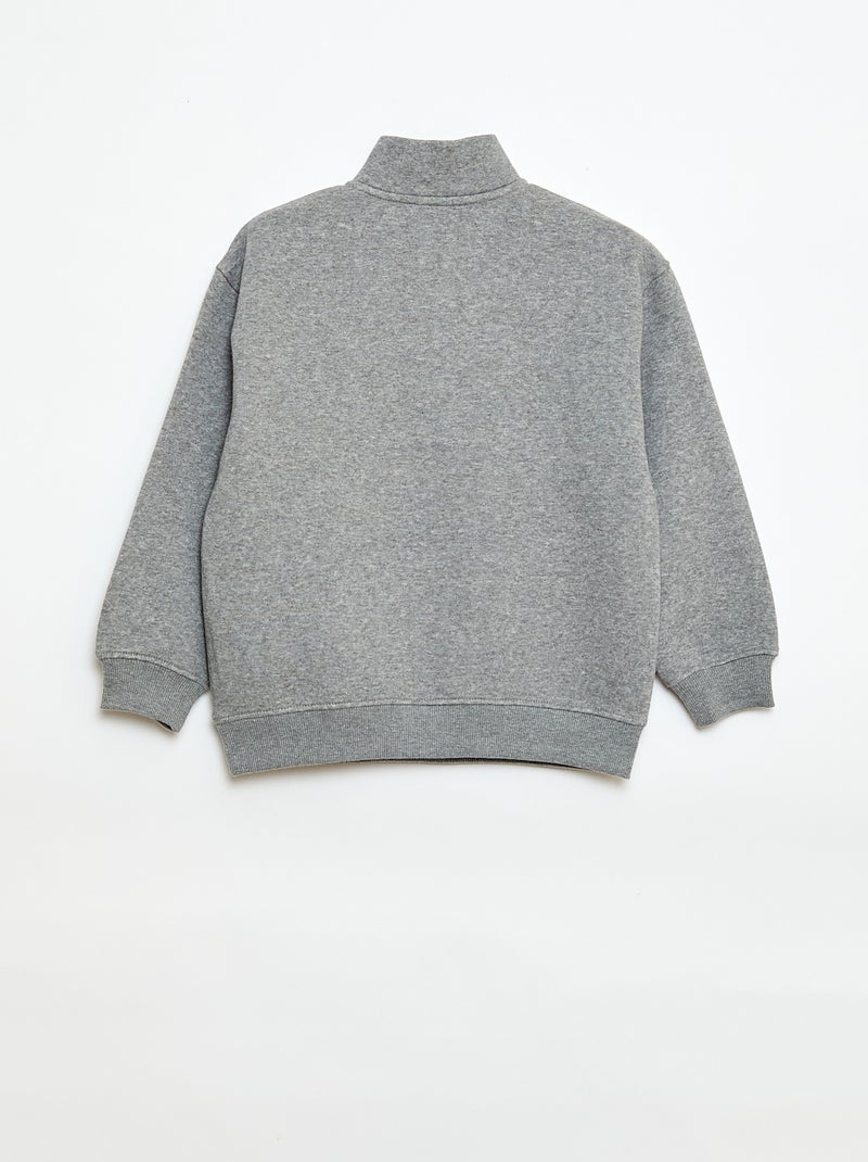 Conjunto sweat + calças de jogging - 2 peças Cinza - Kiabi