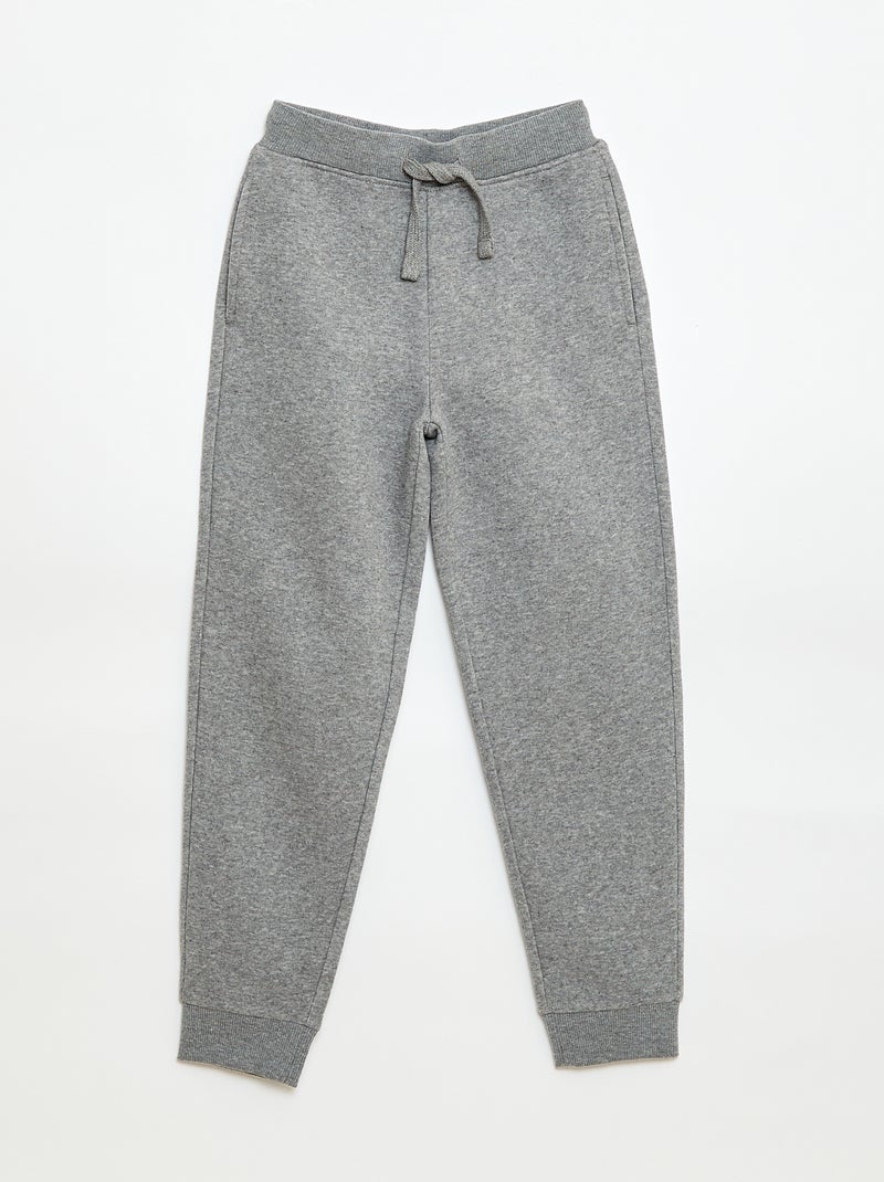 Conjunto sweat + calças de jogging - 2 peças Cinza - Kiabi