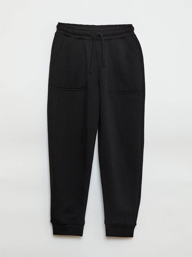 Conjunto sweat + calças de jogging - 2 peças Preto - Kiabi