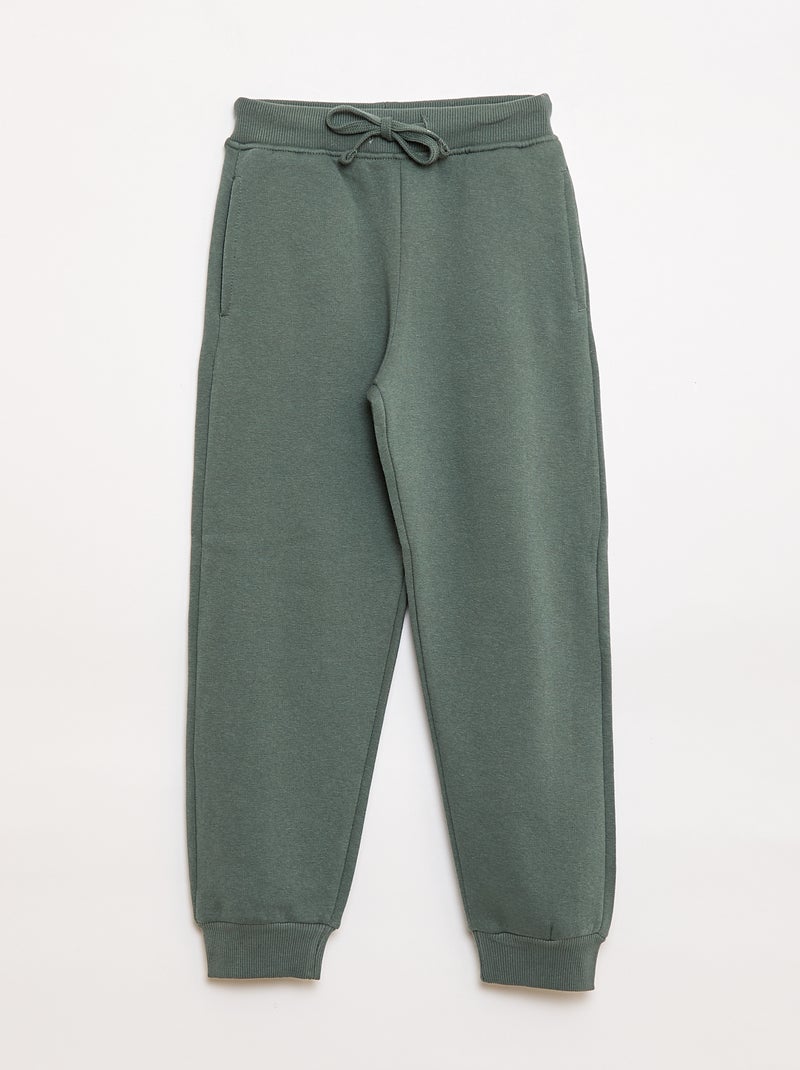 Conjunto sweat + calças de jogging - 2 peças Verde - Kiabi