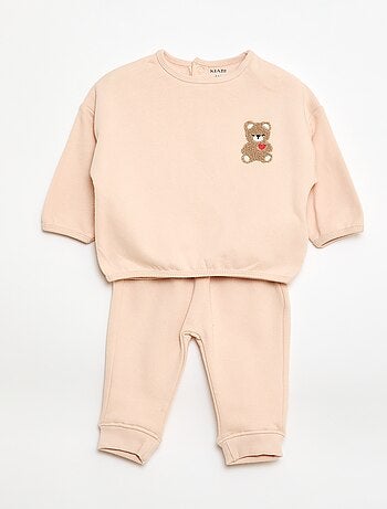 Conjunto sweat + calça de jogging fantasia