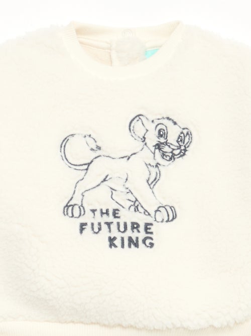 Conjunto sweat + calças 'Disney' 'Simba' em algodão - Kiabi