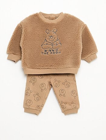 Conjunto sweat + calças 'Disney' 'Winnie' em algodão