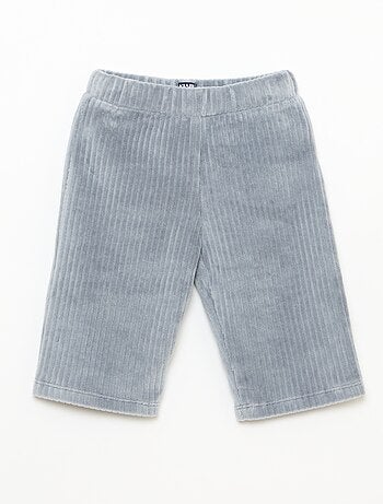 Conjunto sweat + calças em veludo cotelê