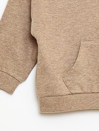 Conjunto sweat com capuz + calças de jogging monocromáticas - 2 peças