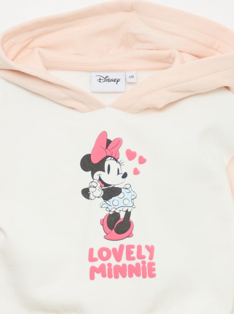 Conjunto sweat com capuz + legging 'Disney' Rosa - Kiabi