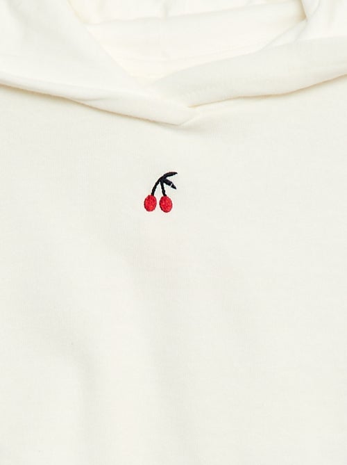 Conjunto sweat com capuz + leggings em malha - Kiabi