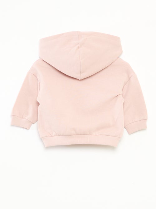 Conjunto sweat com capuz + leggings em malha - Kiabi