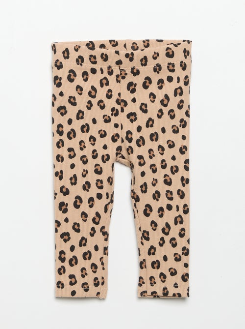Conjunto sweat estampado + legging - Kiabi