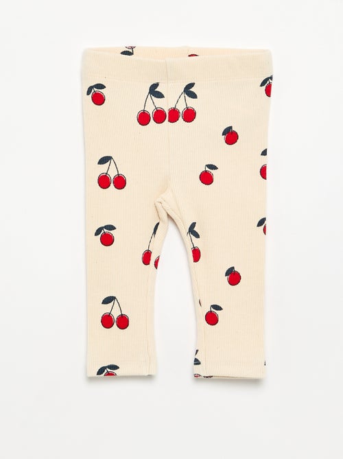 Conjunto sweat estampado + legging - Kiabi
