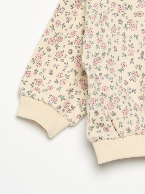 Conjunto sweat estampado + legging - Kiabi