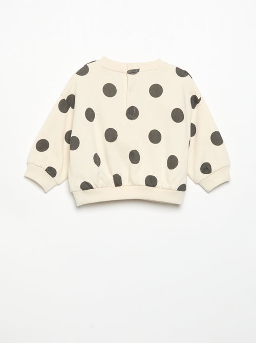 Conjunto sweat estampado + legging - Kiabi