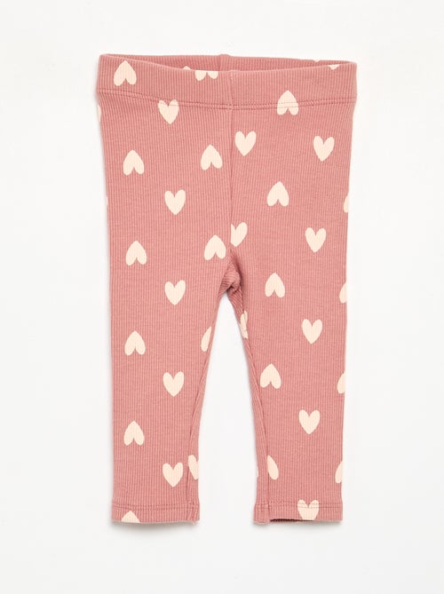 Conjunto sweat estampado + legging - Kiabi