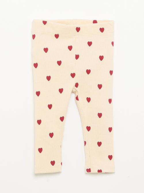 Conjunto sweat estampado + legging - Kiabi