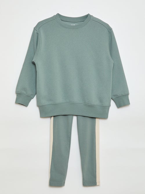 Conjunto sweat + legging - 2 peças - Kiabi