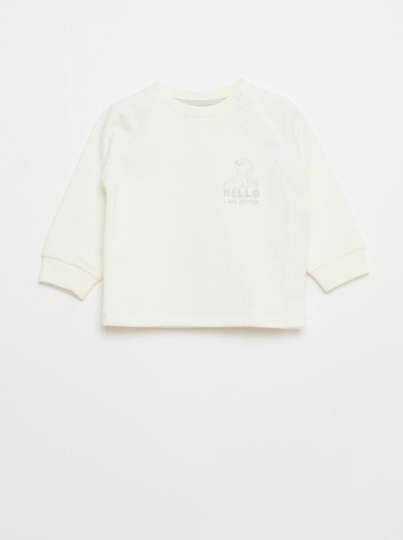 Conjunto sweatshirt - calças + Bandana - 2 peças Verde - Kiabi