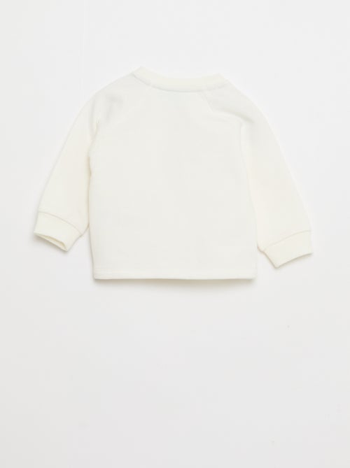 Conjunto sweatshirt - calças + Bandana - 2 peças - Kiabi