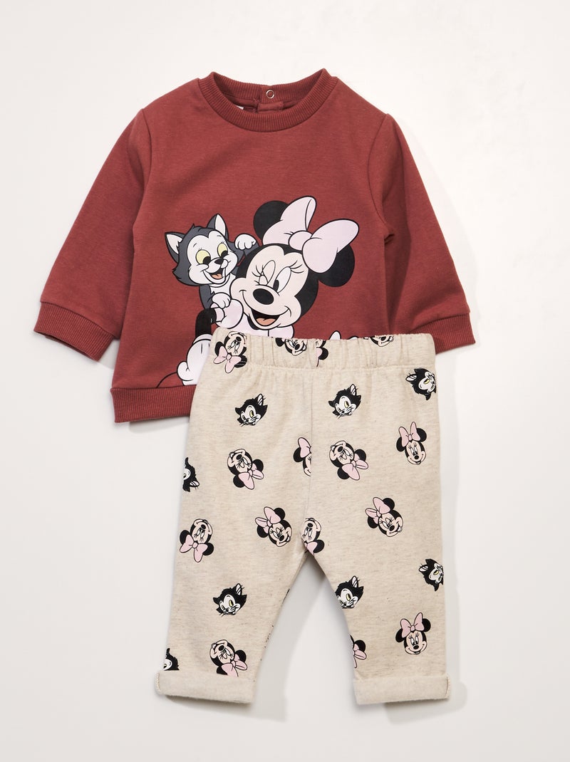 Conjunto sweatshirt + calças - 'Disney' ROSA - Kiabi