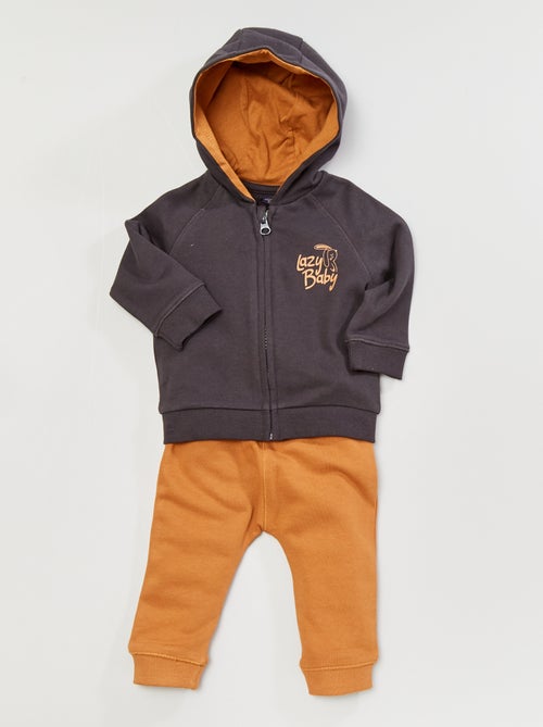 Conjunto sweatshirt + calças - Kiabi
