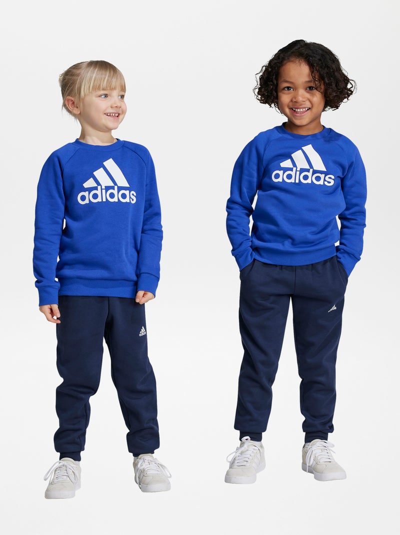Conjunto sweatshirt + calças de fato de treino 'Adidas' AZUL - Kiabi