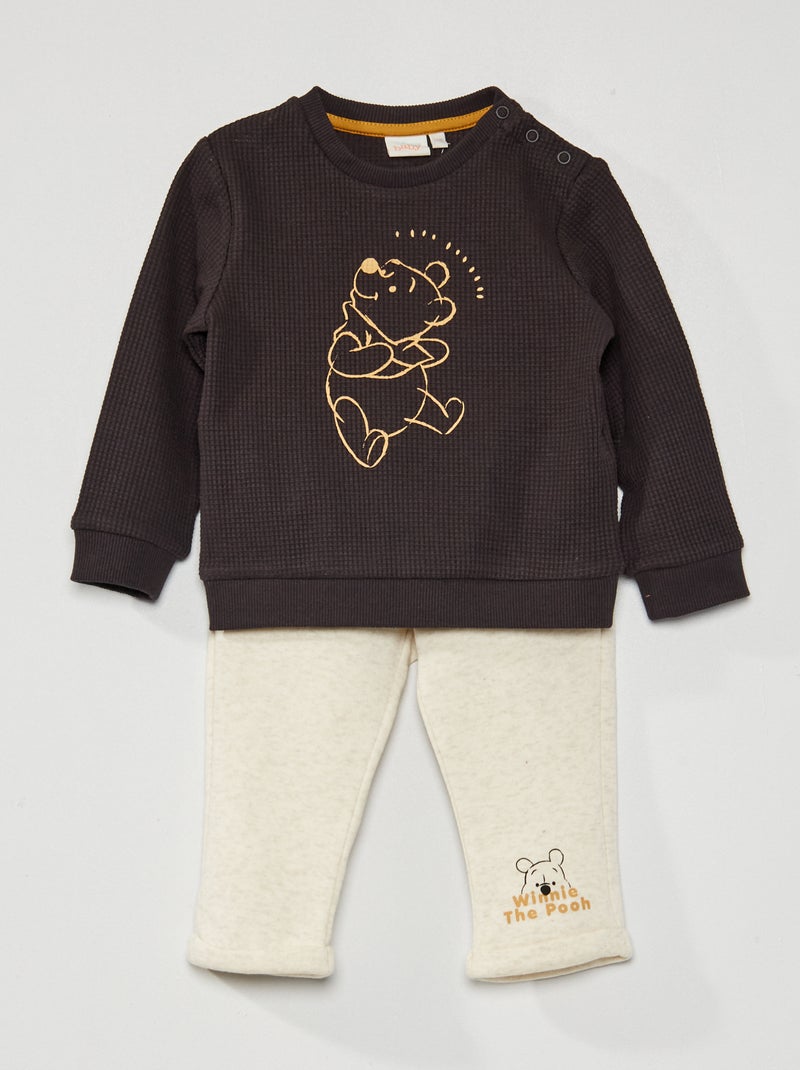 Conjunto sweatshirt + calças de fato de treino 'Disney' CINZA - Kiabi