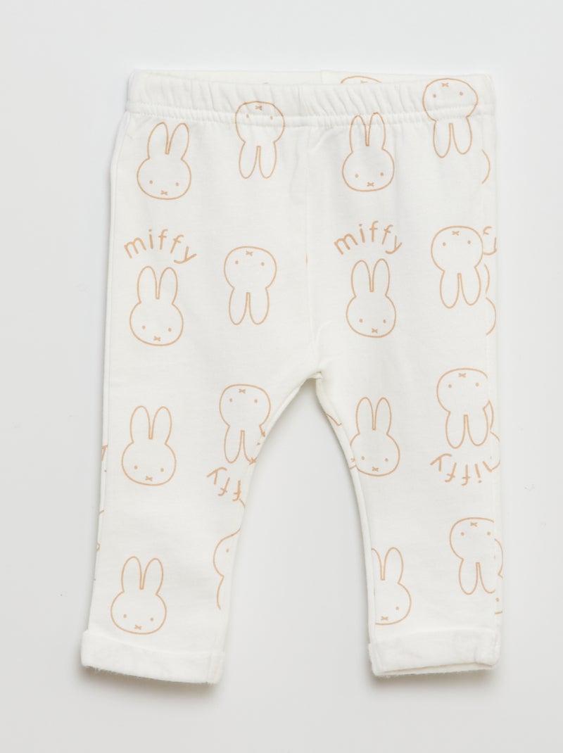 Conjunto sweatshirt + calças de fato de treino 'Miffy'  - 2 peças AMARELO - Kiabi