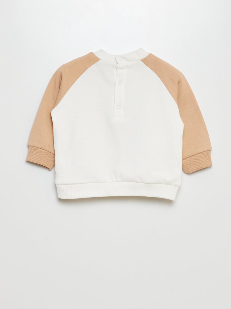 Conjunto sweatshirt + calças de fato de treino 'Miffy'  - 2 peças AMARELO - Kiabi